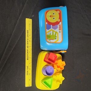 Shape Sorter Toy - Blue and Yellow